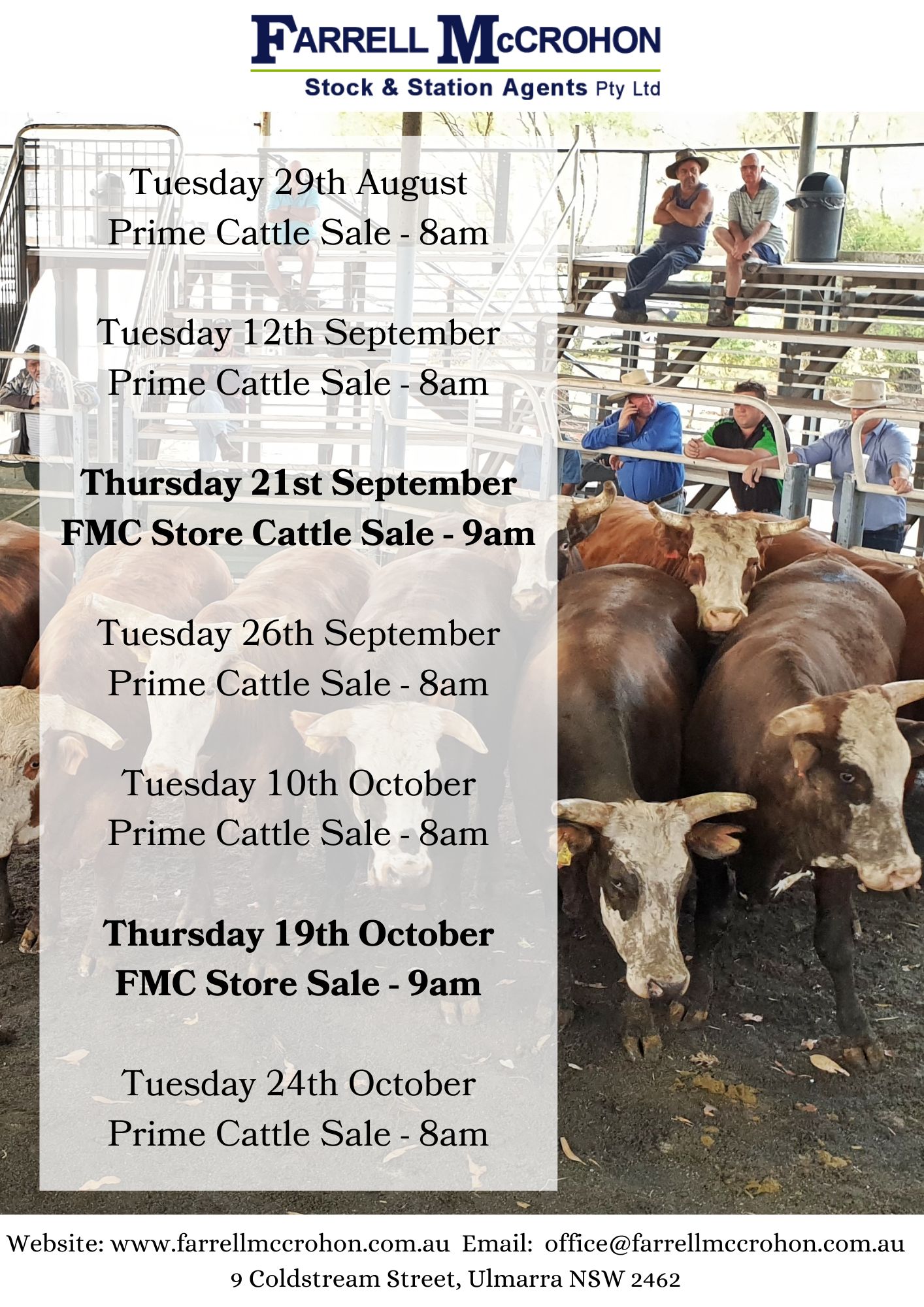 Special Store Sale Dates Farrell McCrohon